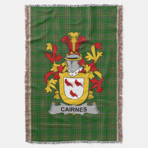 Couverture Armoiries irlandaises de Cairnes Family Crest Irla