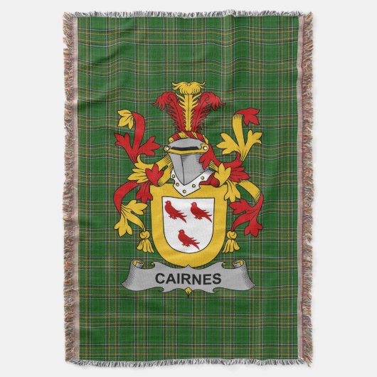 Couverture Armoiries irlandaises de Cairnes Family Crest Irla (devant Vertical)