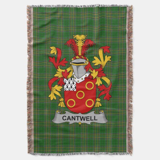 Couverture Armoiries irlandaises de Cantwell Family Crest Irl (devant Vertical)