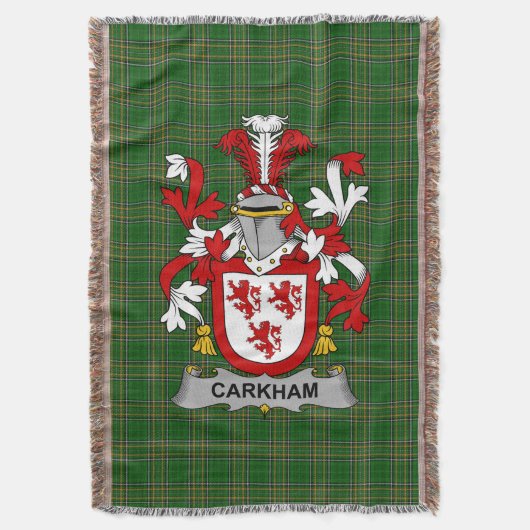 Couverture Armoiries irlandaises de Carkham Family Crest Irla (devant Vertical)