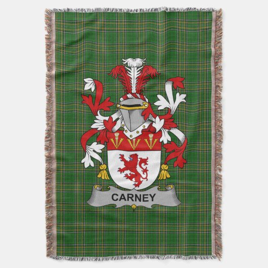 Couverture Armoiries irlandaises de Carney Famille Crest Irla (devant Vertical)