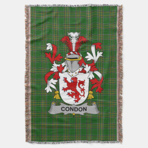 Couverture Armoiries irlandaises de Condon Family Crest Irlan