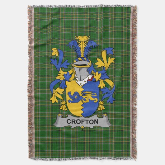 Couverture Armoiries irlandaises de Crofton Family Crest Irla (devant Vertical)