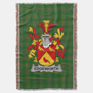 Couverture Armoiries irlandaises de Edgeworth Family Crest Ir