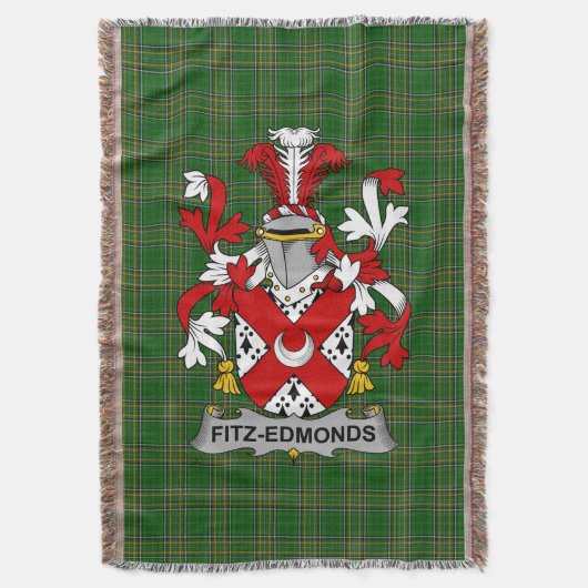 Couverture Armoiries irlandaises de Fitz-Edmonds Armoiries de (devant Vertical)