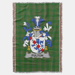 Couverture Armoiries irlandaises de Fulton Family Crest Irlan