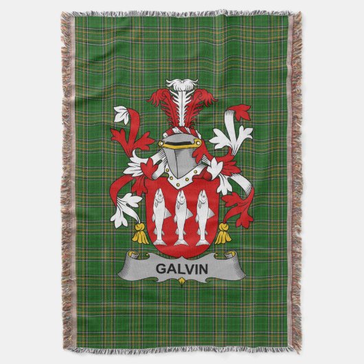 Couverture Armoiries irlandaises de Galvin ou O_Galvin Armoir (devant Vertical)