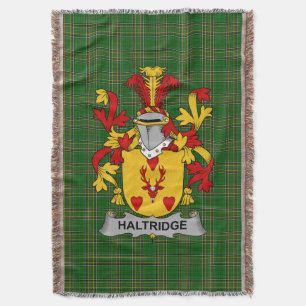 Couverture Armoiries irlandaises de Haltridge Family Crest Ir