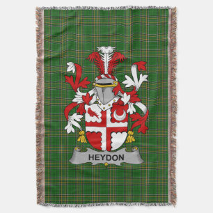 Couverture Armoiries irlandaises de Heydon Family Crest Irlan