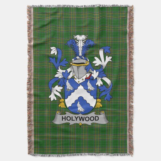 Couverture Armoiries irlandaises de Holywood Famille Crest Ir (devant Vertical)