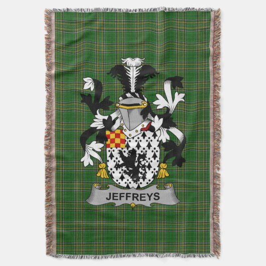 Couverture Armoiries irlandaises de Jeffreys Family Crest Irl (devant Vertical)