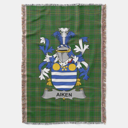 Couverture Armoiries irlandaises de l'Aiken Family Crest Irla (devant Vertical)