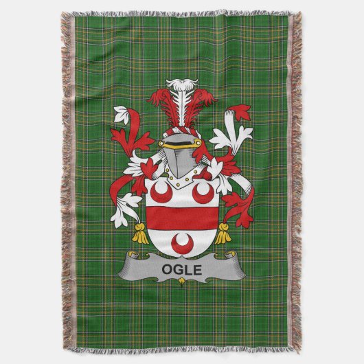 Couverture Armoiries irlandaises de l'Ogle Famille Crest Irla (devant Vertical)