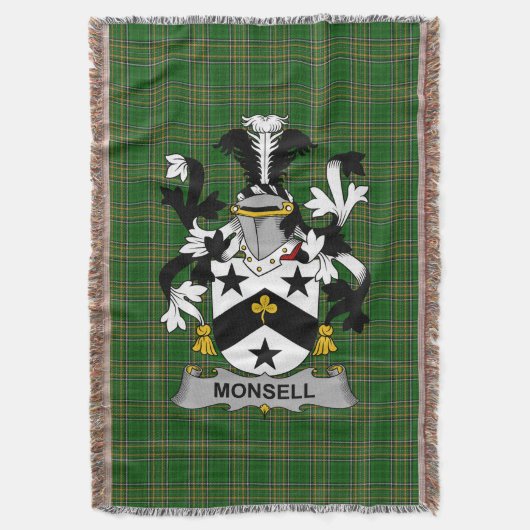 Couverture Armoiries irlandaises de Monsell Family Crest Irla (devant Vertical)