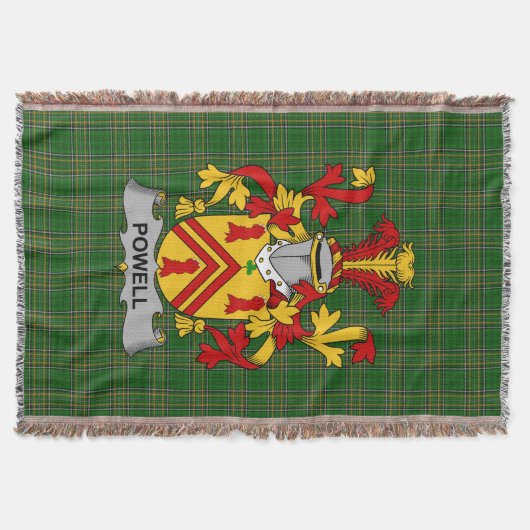 Couverture Armoiries irlandaises de Powell Family Crest Irlan (Devant)