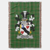 Couverture Armoiries irlandaises de Quicke Family Crest Irlan (devant Vertical)