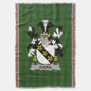 Couverture Armoiries irlandaises d'Evers Family Crest Irlande