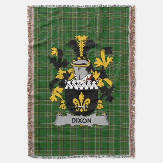 Couverture Armoiries irlandaises Dixon Family Crest Irlande (devant Vertical)
