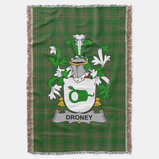 Couverture Armoiries irlandaises Droney ou O_Droney Armoiries (devant Vertical)