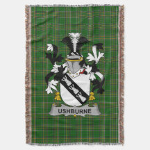 Armoiries irlandaises d'Ushburne Famille Crest Irl