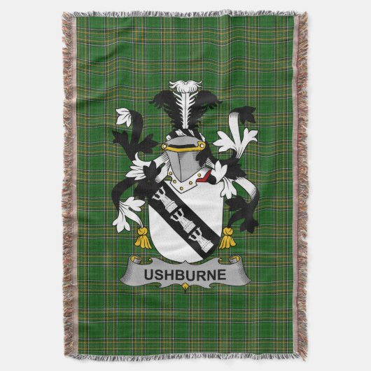 Couverture Armoiries irlandaises d'Ushburne Famille Crest Irl (devant Vertical)