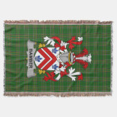 Couverture Armoiries irlandaises en bambou Famille Crest Irla (Devant)