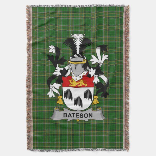Couverture Armoiries irlandaises en bateson Family Crest Irla (devant Vertical)