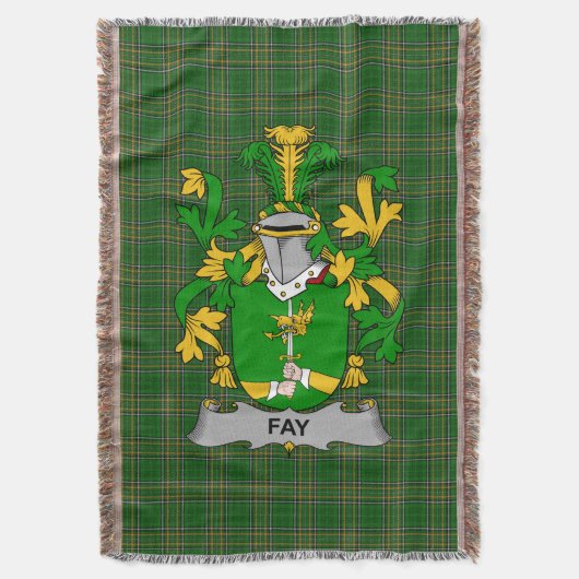 Couverture Armoiries irlandaises Fay ou O_Fee Coat d'armoirie (devant Vertical)