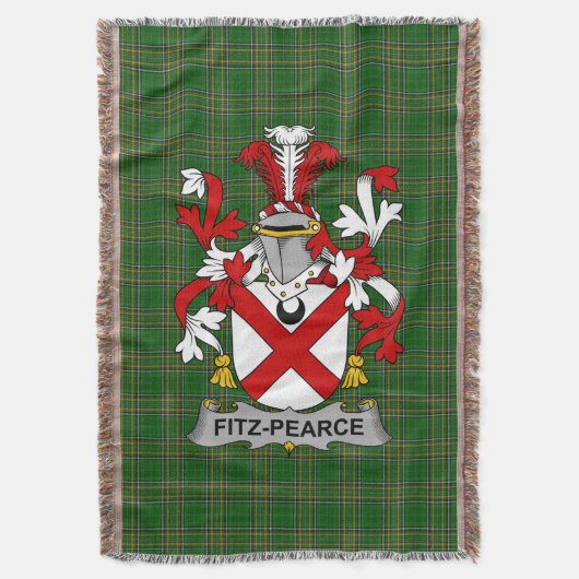 Couverture Armoiries irlandaises Fitz-Pearce Family Crest Ire (devant Vertical)