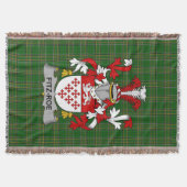 Couverture Armoiries irlandaises Fitz-Roe Famille Crest Irlan (Devant)