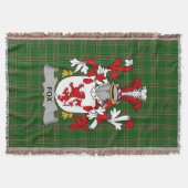 Couverture Armoiries irlandaises Fox Family Crest Irlande (Devant)