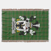 Couverture Armoiries irlandaises Gernon ou Garland Coat d'arm (Devant)
