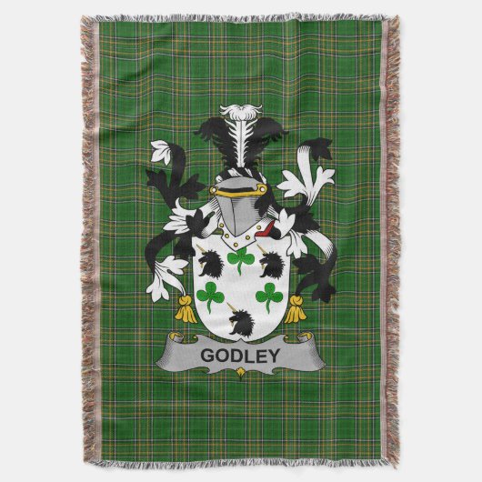 Couverture Armoiries irlandaises Godley Family Crest Irlande (devant Vertical)