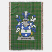 Couverture Armoiries irlandaises Griffith Family Crest Irland (devant Vertical)