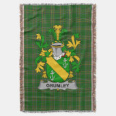 Couverture Armoiries irlandaises Grumley Family Crest Irlande (devant Vertical)