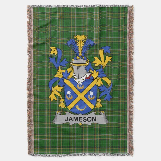 Couverture Armoiries irlandaises Jameson Family Crest Irlande (devant Vertical)
