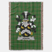 Couverture Armoiries irlandaises Jervis ou Jarvis Armoiries f (devant Vertical)