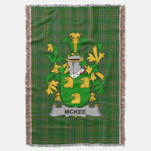 Couverture Armoiries irlandaises Kee ou McKee Armoiries famil
