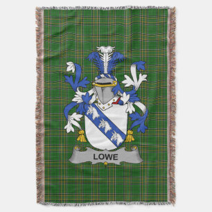 Couverture Armoiries irlandaises Lowe Family Crest Irlande