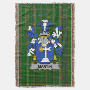 Couverture Armoiries irlandaises Martin Family Crest Irlande 