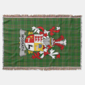 Couverture Armoiries irlandaises McGrath ou McGraw Crest (Devant)