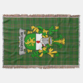 Couverture Armoiries irlandaises McGuiness ou McGenis (Devant)