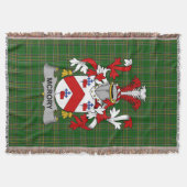 Couverture Armoiries irlandaises McRory ou McCrory Crest (Devant)