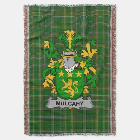 Couverture Armoiries irlandaises Mulcahy ou O_Mulcahy Coat de (devant Vertical)