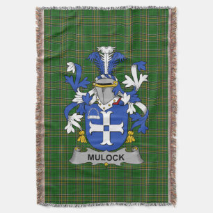 Couverture Armoiries irlandaises Mulock ou Mullock Coat d'arm