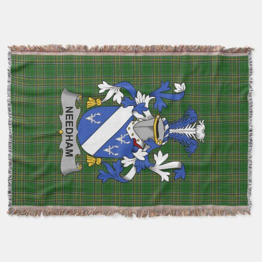 Couverture Armoiries irlandaises Needham ou O_Nee Manteau de (Devant)