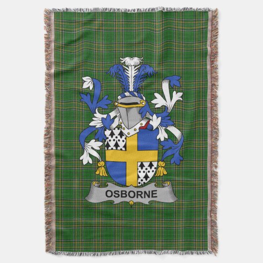 Couverture Armoiries irlandaises Osborne Family Crest Irlande (devant Vertical)
