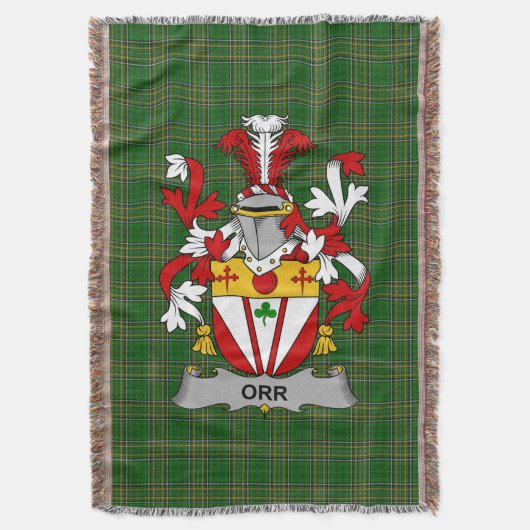 Couverture Armoiries irlandaises ou rouges Famille Crest Irla (devant Vertical)