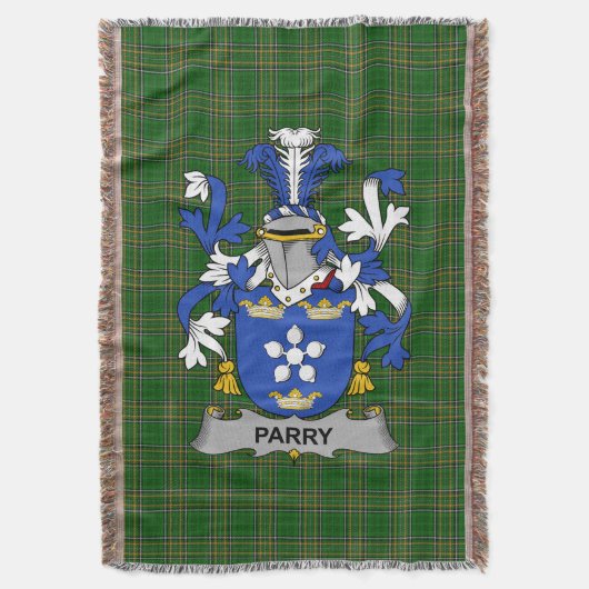Couverture Armoiries irlandaises parry Family Crest Irlande (devant Vertical)