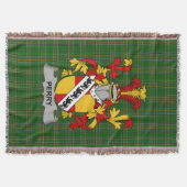 Couverture Armoiries irlandaises Perry Coat de famille Crest (Devant)